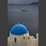 Santorini Crater and Ship