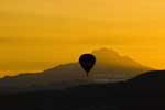 balloon at dawn